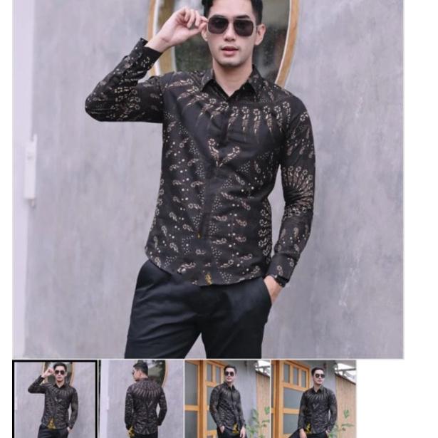 Terbagus.. CAKRA WANGSA KEMEJA BATIK PRIA SLIMFIT