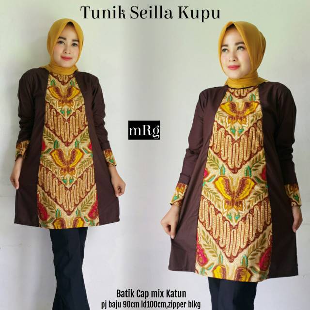 Model Baju Sasirangan Wanita Kombinasi  Songket Kombinasi  Model baju