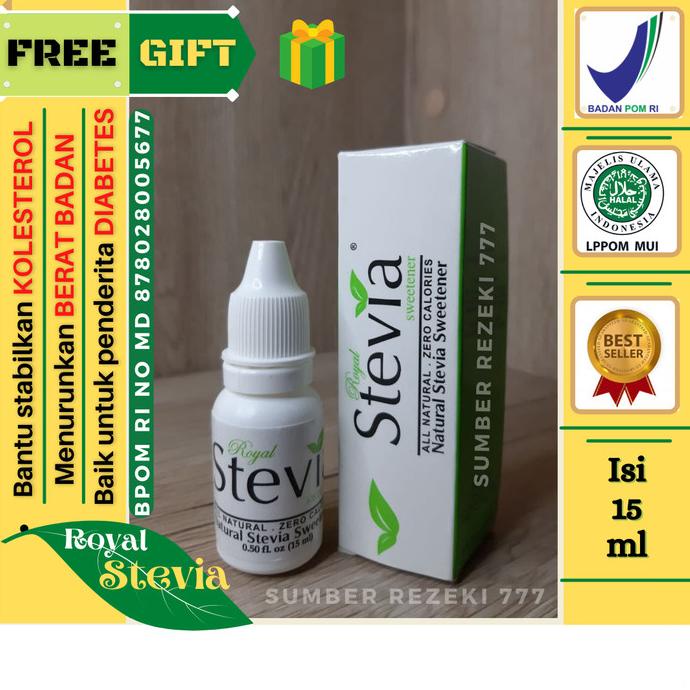 

Gula Cair Non Calorie STEVIA 15 ml / Natural Stevia Sweetener