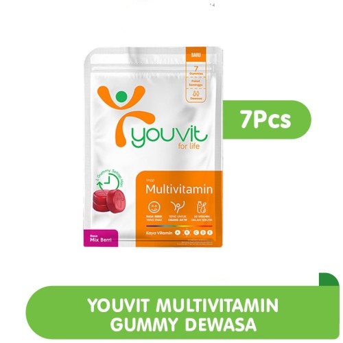 VITA61 YOUVIT MULTIVITAMIN 7DAY ISI 7 GUMMIES