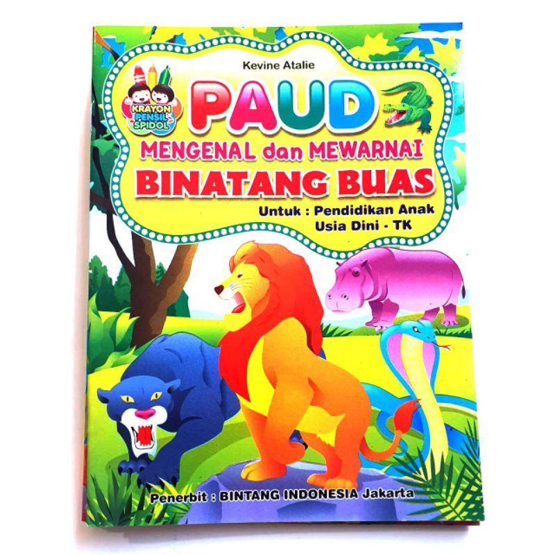 Buku TK. MEWARNAI SERI PAUD. seri edukasi murah meriah...