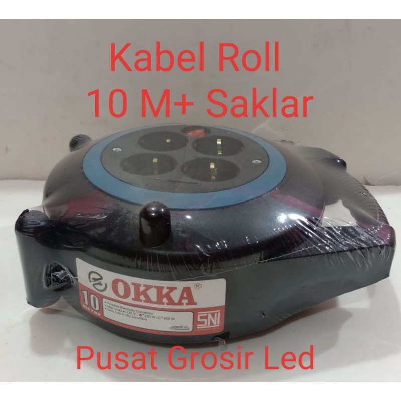 Kabel Roll 10 Meter Full Visto dan OKKA/ Box Kabel 10 M/ Rolan Kabel 10 Meter