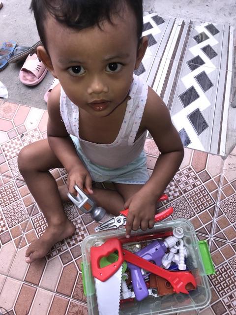 Toolbox Perkakas Mainan Pertukangan Box Ocean