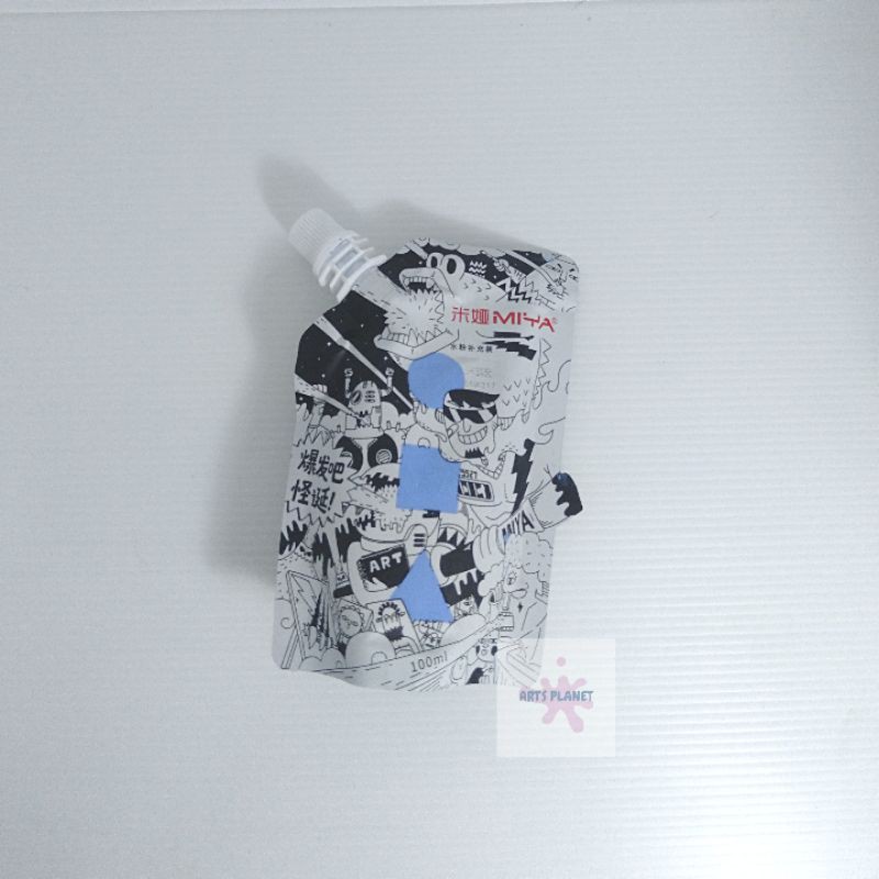 

Himi Miya Refill Cat Gouache Weird Pouch 100ml Seri Black&Blue