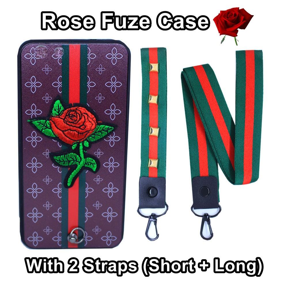 Rose Fuze Case Lanyard Oppo F7 F5 A71 A83 F1s IPhone 6 Redmi S2 Note 4 Redmi Note 5 Vivo V5 V9 Y83