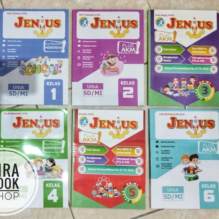 

✨COD✨ buku JENIUS AKM kelas 1 2 3 4 5 6 revisi 2022 semester 1 - kelas 6