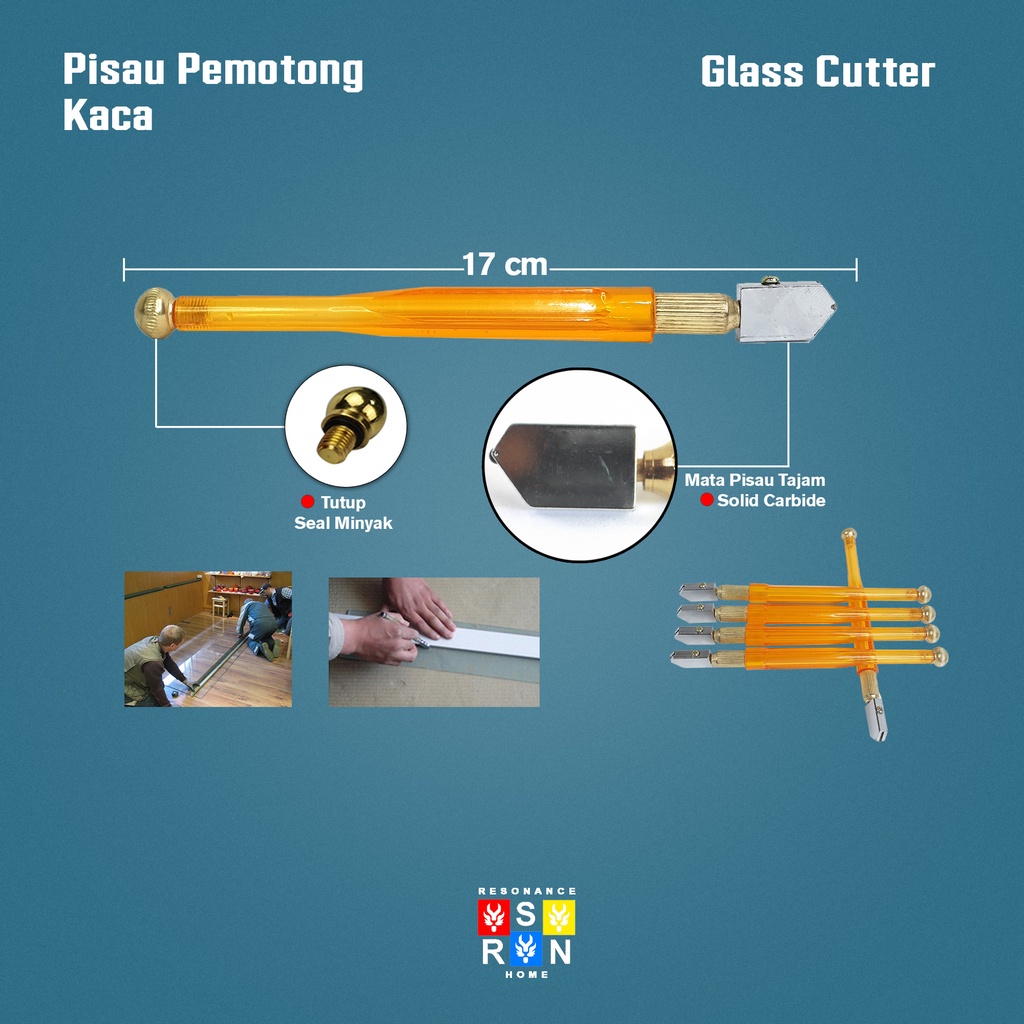 Pisau Potong Kaca Murah Alat Pemotong Kaca Resonance Home