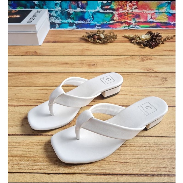 ABBUSHOES AJ 08 hak tahu jepit zahra 3cm