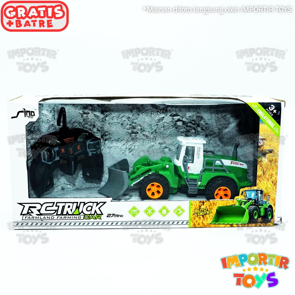 MOBIL Remote Control TRUK KEBUN SUPER KEREN (LAMPU) &quot;FARM TRUCK&quot; IMPORT Berkualitas