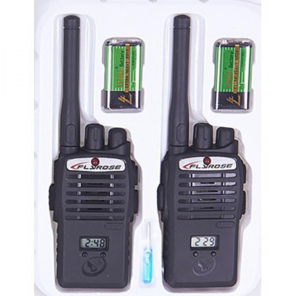 Permainan Walkie Talkie 2 PCS HT Anak Flyrose Kids Mainan Alat Komunikasi Walki Talki Mini