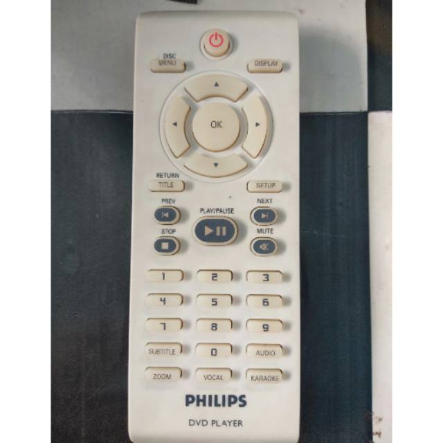 REMOTE DVD PLAYER PHILIPS