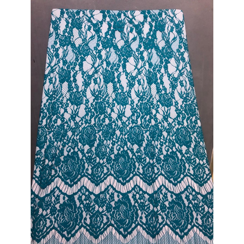 ABHA - Kebaya Semi Italy Wanita / Bahan Kebaya Wanita Bali / Kain Kebaya Brokat Semi Prancis 2.5 met