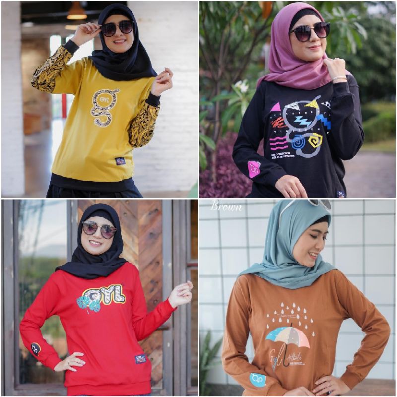 Kaos Atasan GYL Authentic Original