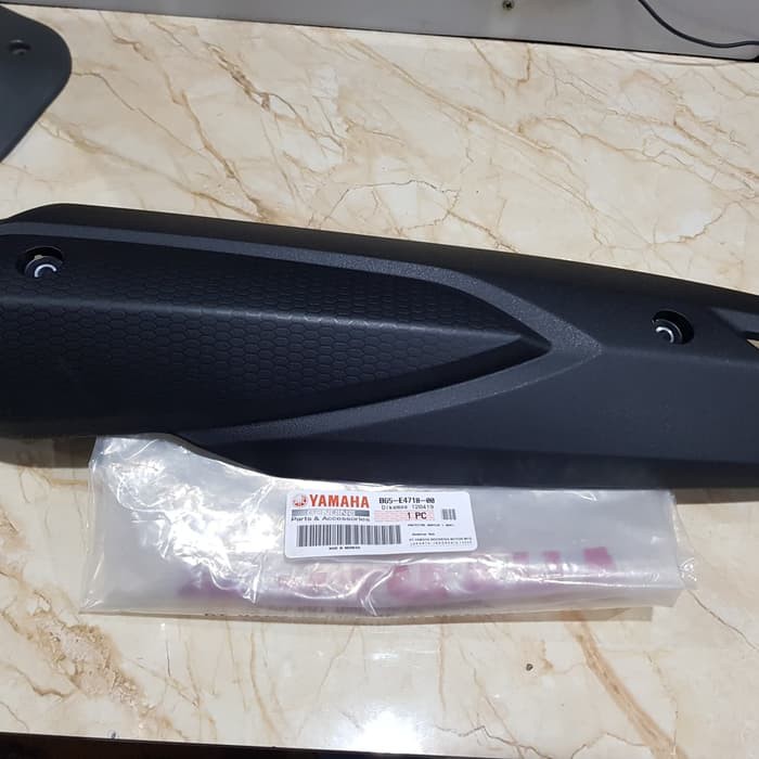 COVER TUTUP TAMENG KNALPOT PANJANG LEXI AEROX 155 ASLI ORI YAMAHA