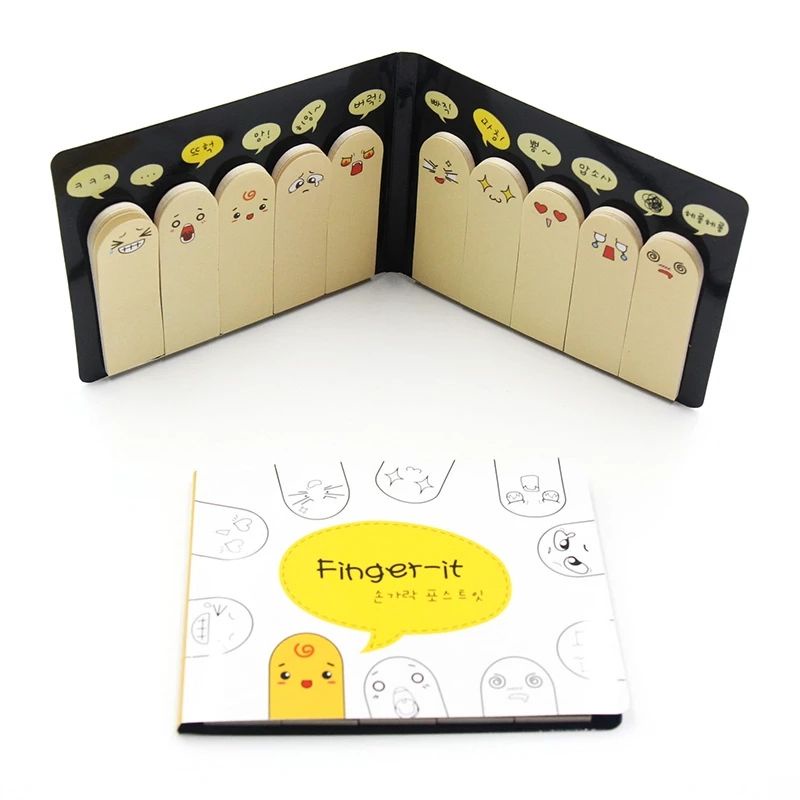 

Sticky Notes 200 Lembar/Set Motif Finger Expression