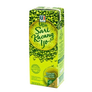 

minuman ultra sari kacang ijo 250