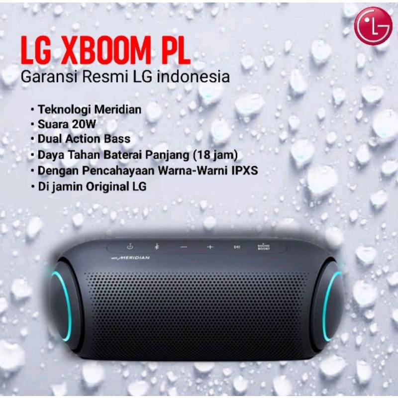 Speaker Portable LG XBOOM Go PL5 Bluetooth