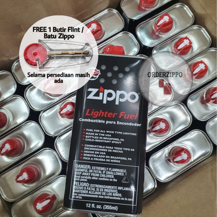 

(PROMO MURAH) Zippo Original Fluid (Minyak) 355ml