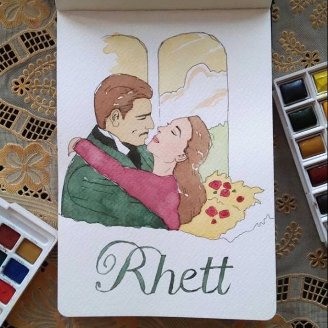 Jasa Lukis Wajah dengan Cat Air/Watercolor / Ukuran Kertas A5