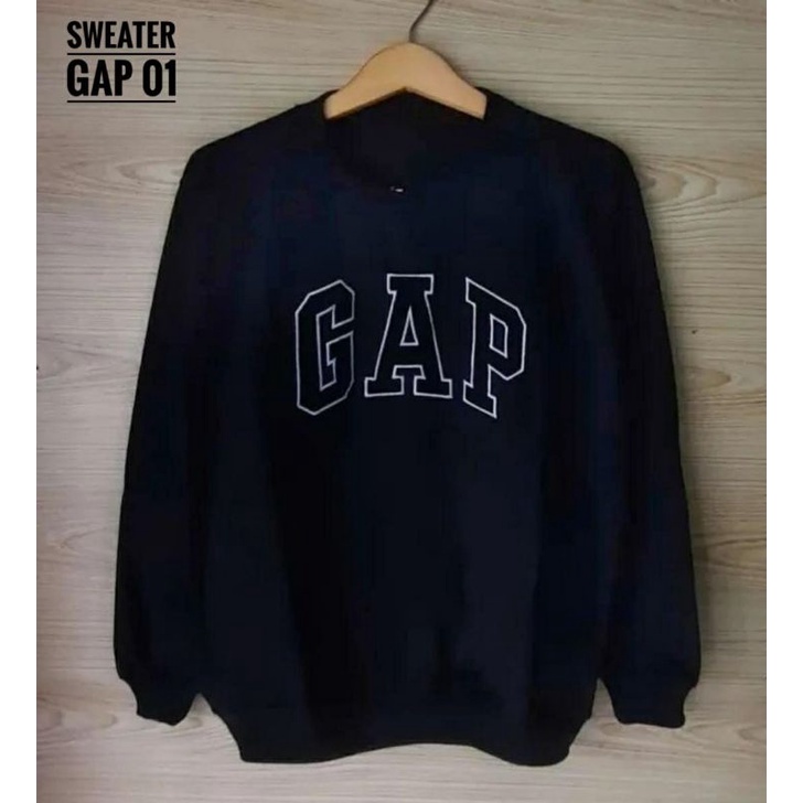 Sweater GAP Crewneck Motif Sweater GAP L XL