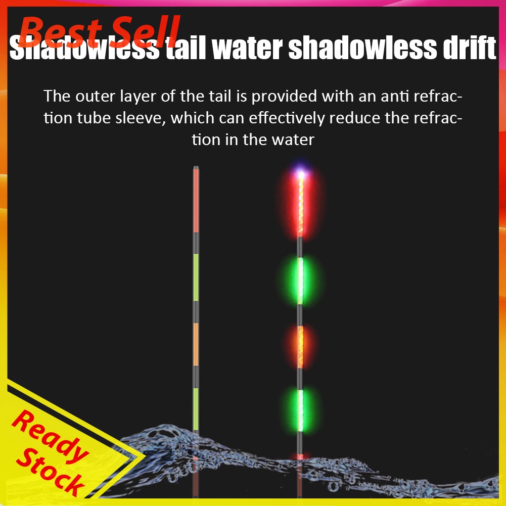 Smart Luminous Float Tail Night Sensor Color Change Electric Fishing Float