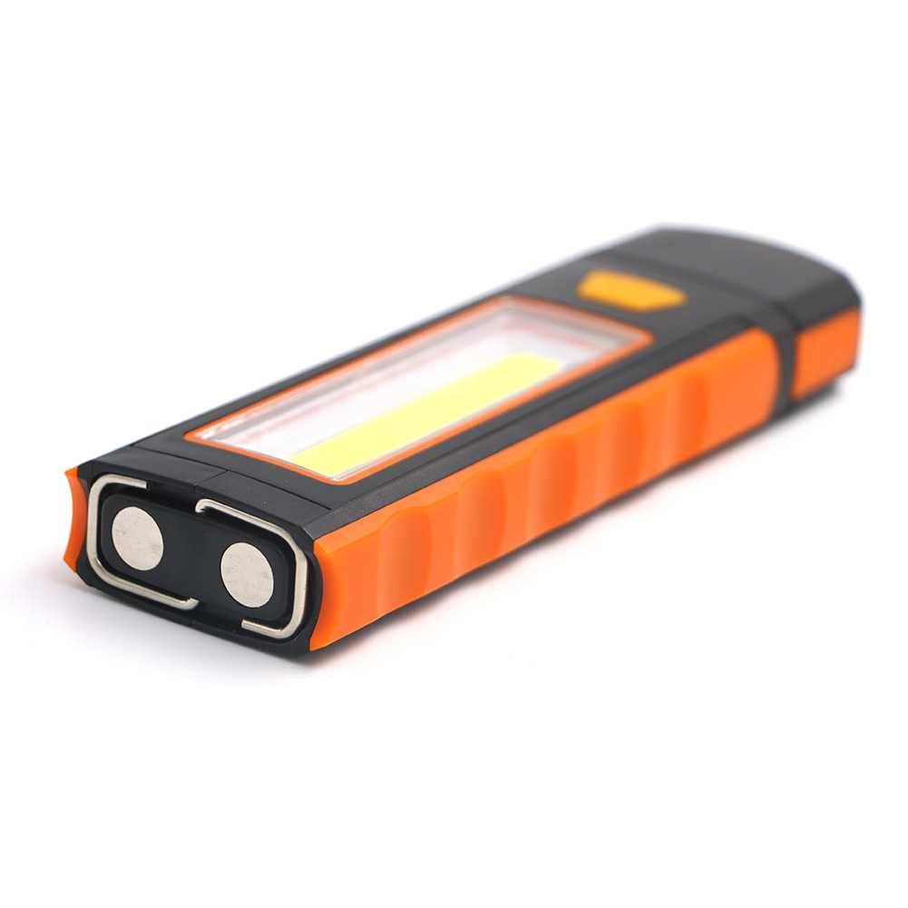 [ORIGINAL] Senter LED Camping Hiking Dengan Magnet Magnetic COB 600 Lumens Terang Flashlight Outdoor Terbaru