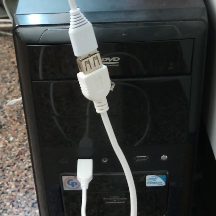 Kabel USB extension 50 60 80cm male to female Kabel Extension USB Hub 2.0 Male to Female 80CM Putih Sambungan Cable USB