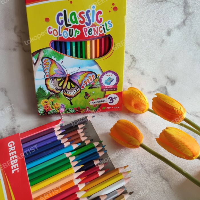 

Buruan Pensil Warna Greebel Classic 36 Warna Bergaransi