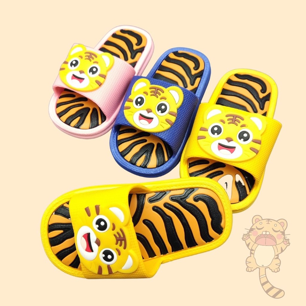 S089+1- NEW Sandal eva slop import motif harimau / macan