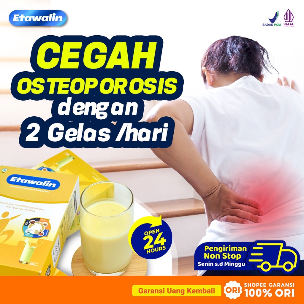 Paket 5 Box Etawalin - Susu Kambing Etawa Murni Tingkatkan Kepadatan &amp; Kesehatan Tulang Bantu Atasi Asam Urat Rematik Reumatik Nyeri Sendi Cegah Osteoporosis