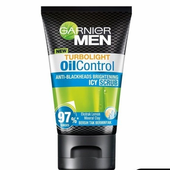 ★ BB ★ GARNIER Men Turbo Light Oil Control Foam | GARNIER Men Turbolight Oil Control Scrub - 100ml - 50ml