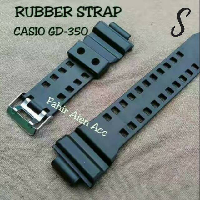 STRAP TALI JAM TANGAN CASIO G-SHOCK GD-350 GD350 GD 350 BONUS PEN TALI
