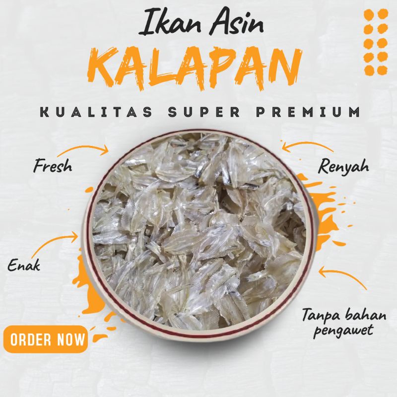 

Ikan Asin Kalapan Tipis Kualitas Super Premium
