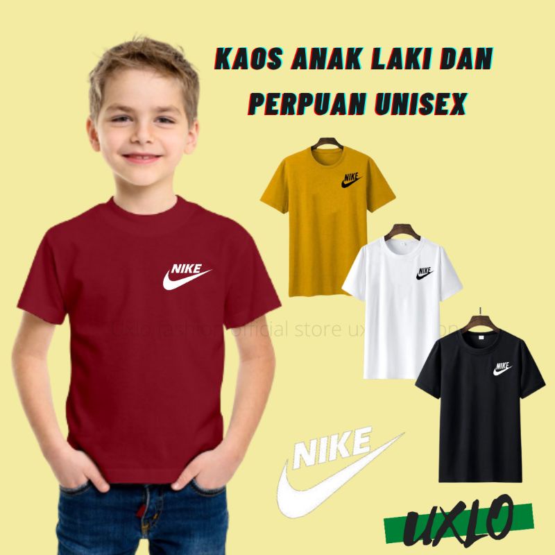 Baju Kaos Atasan Distro Anak Anak Laki Laki Umur 123456789 Tahun Kaos Anak Unisex Bahan Cotton Combed Murah Uxlo FAshion