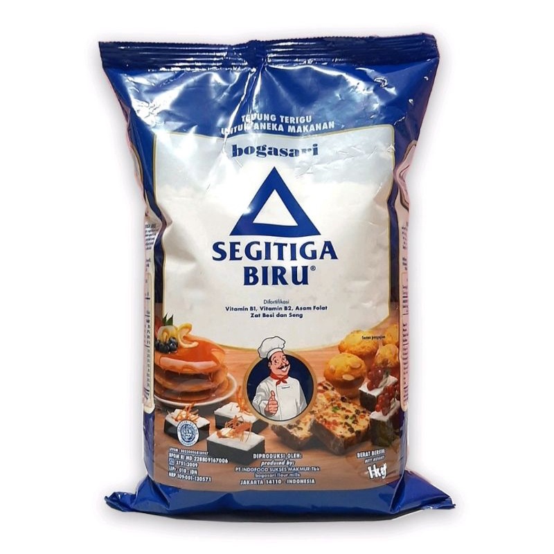 

TEPUNG TERIGU SEGITIGA BIRU PREMIUM 1KG