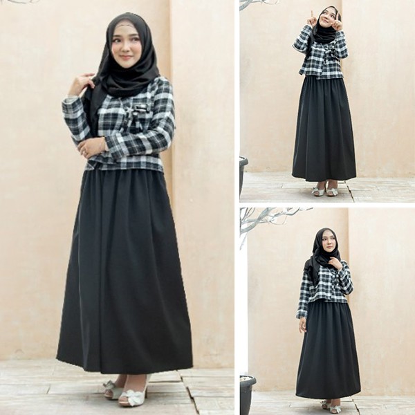 Baju Korea Hanbook Modern Hanbok Tartan Shopee Indonesia