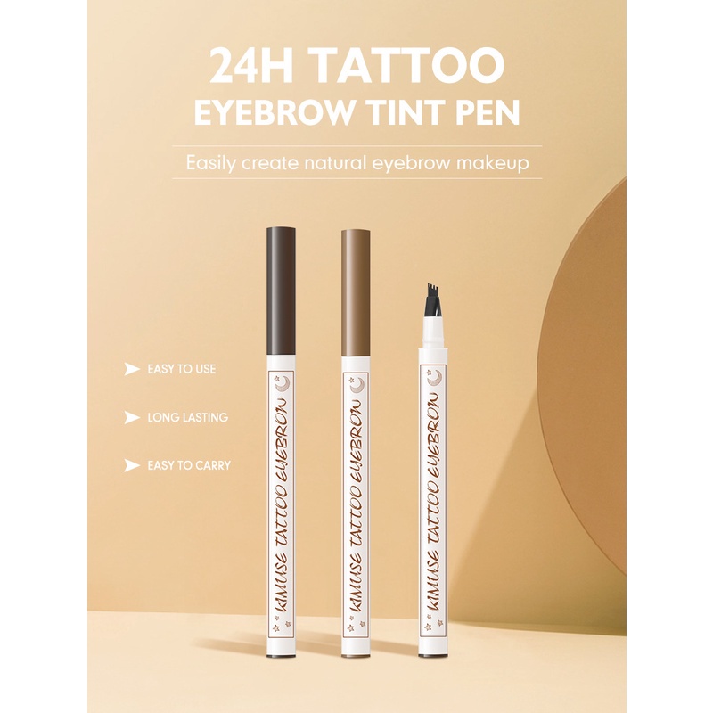 (READY &amp; ORI) Kimuse 24H Tattoo Eyebrow Tint Pen KS612 KS 612