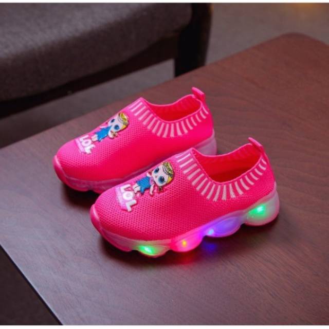Sepatu led lol anak