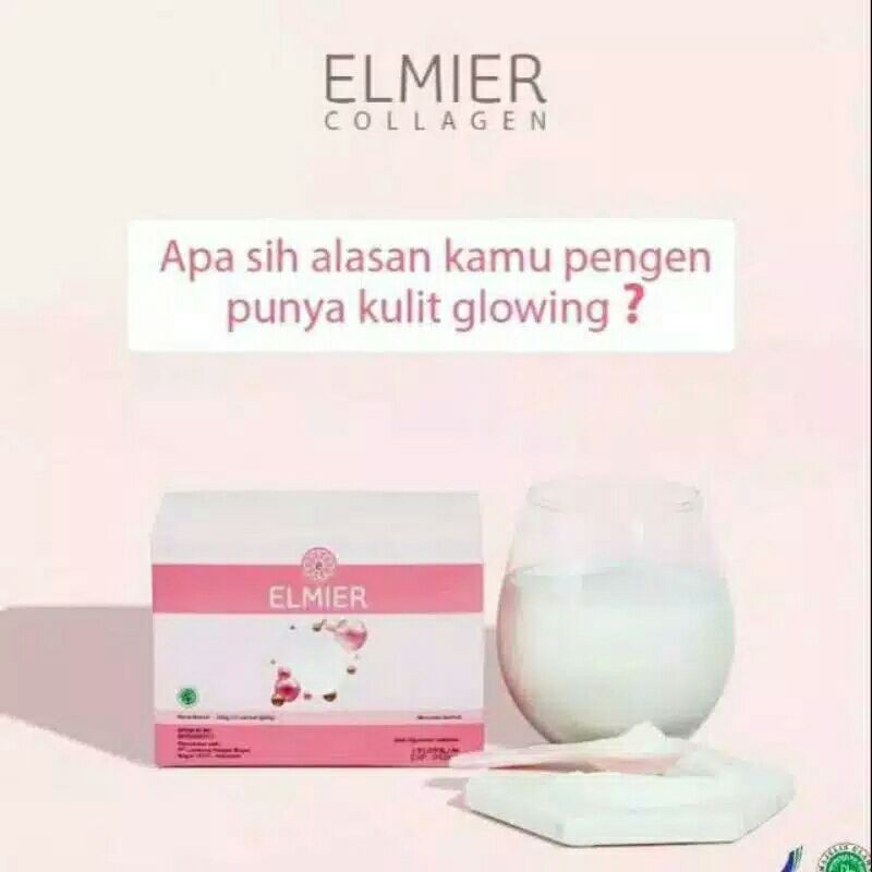 Elmier Collagen Drink Minuman Kolagen Sehat Official Original Colagen Elmer Beli 3 Gratis 1