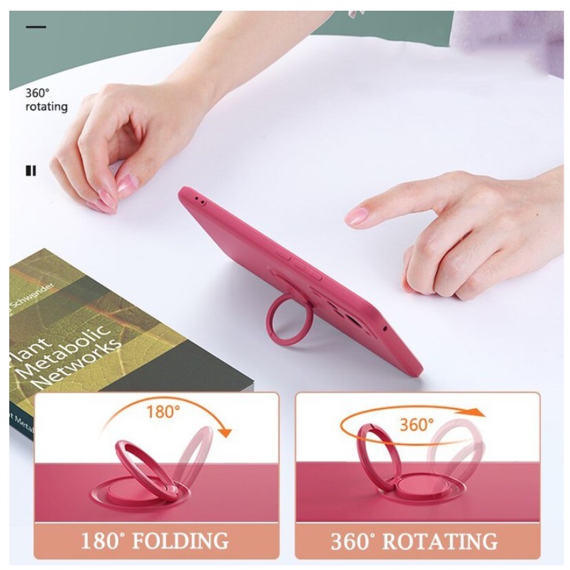 Softcase Silikon liquid Baby Skin Ring Holder Hand Holder 3 in 1 3D Camera For Xiaomi 12 12X 12 Pro note 11 Note 11S Note 11 Pro Poco M4 Pro 5G
