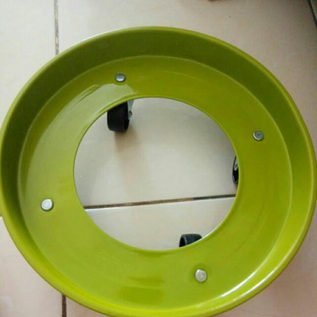 Kenmaster Tatakan Tabung Gas Besi Roda