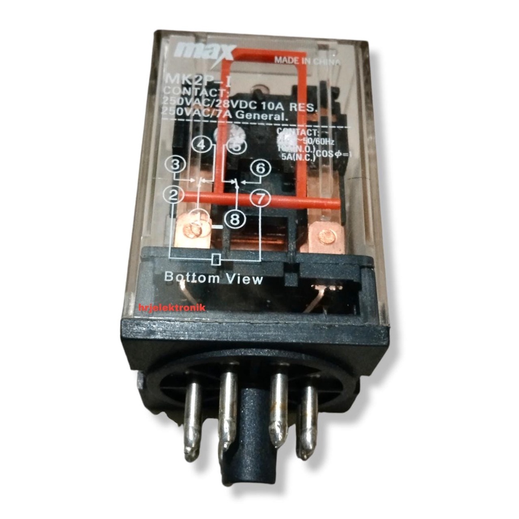 Jual Relay MK2P-I 8 Pin 10 Amper 220 Vac | Shopee Indonesia