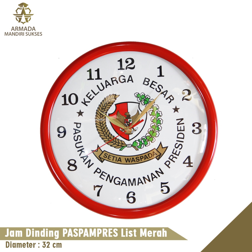 Jam Dinding Logo Paspampres - Jam Dinding Paspampres