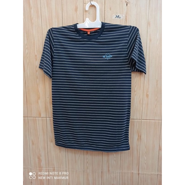 Kaos pria stripe motif 8
