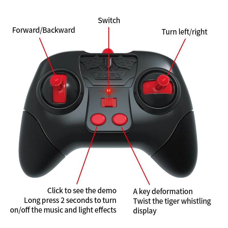 mainan RC Mobil Stunt Car Remote Control  + Sensor Tangan - Gesture Sensing Mini Skidding 2 in 1