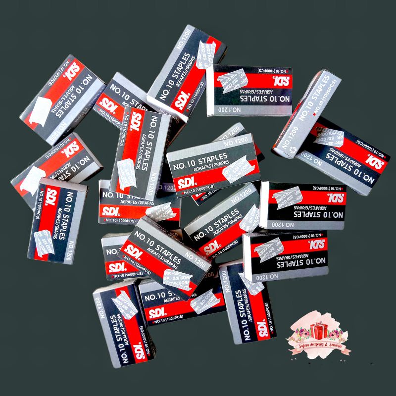 

isi staples no 10 kecil SDI eceran reffil stapler steples