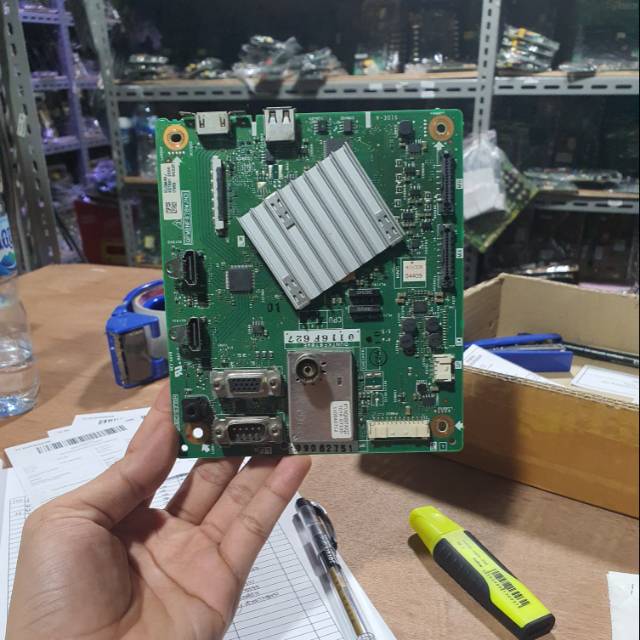 MESIN TV LED - MOBO - MOTHERBOARD - MB - MAINBOARD SHARP LC 40M500