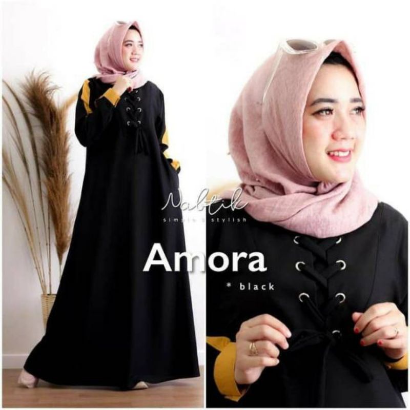 Amora dress fashion muslim wanita