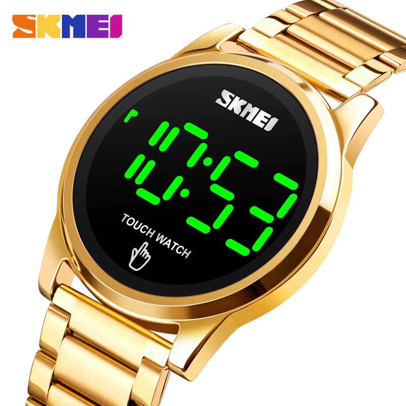 SKMEI Jam Tangan Digital Pria Strap Kulit - 1684