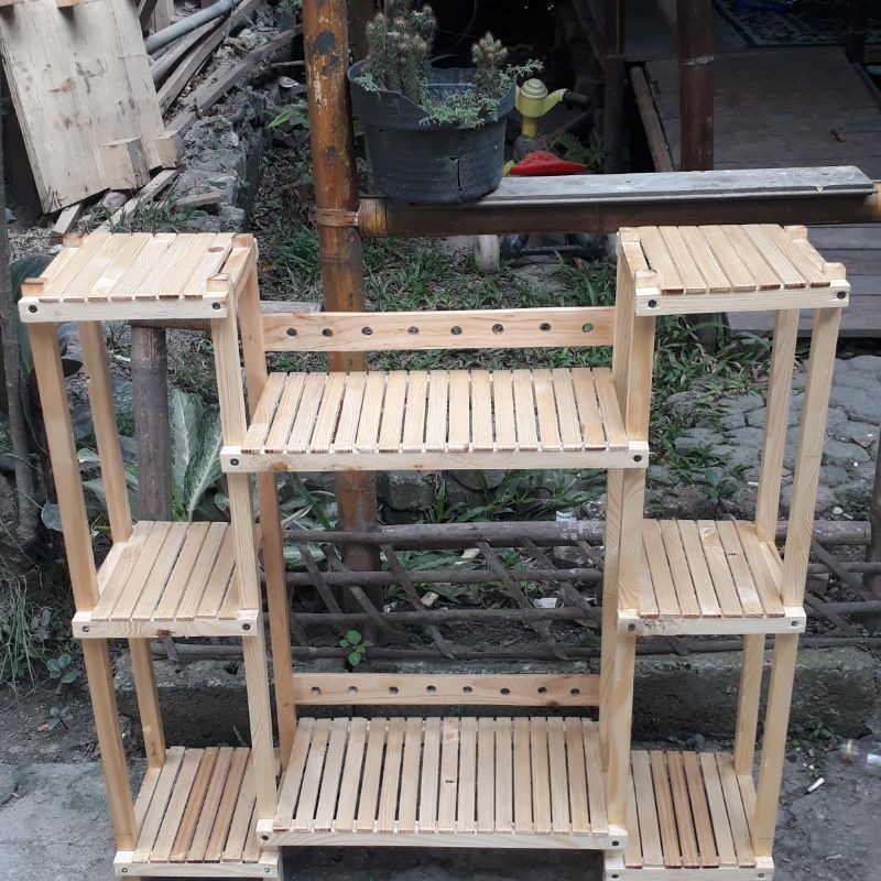Rak tanaman Rak pot bunga hias